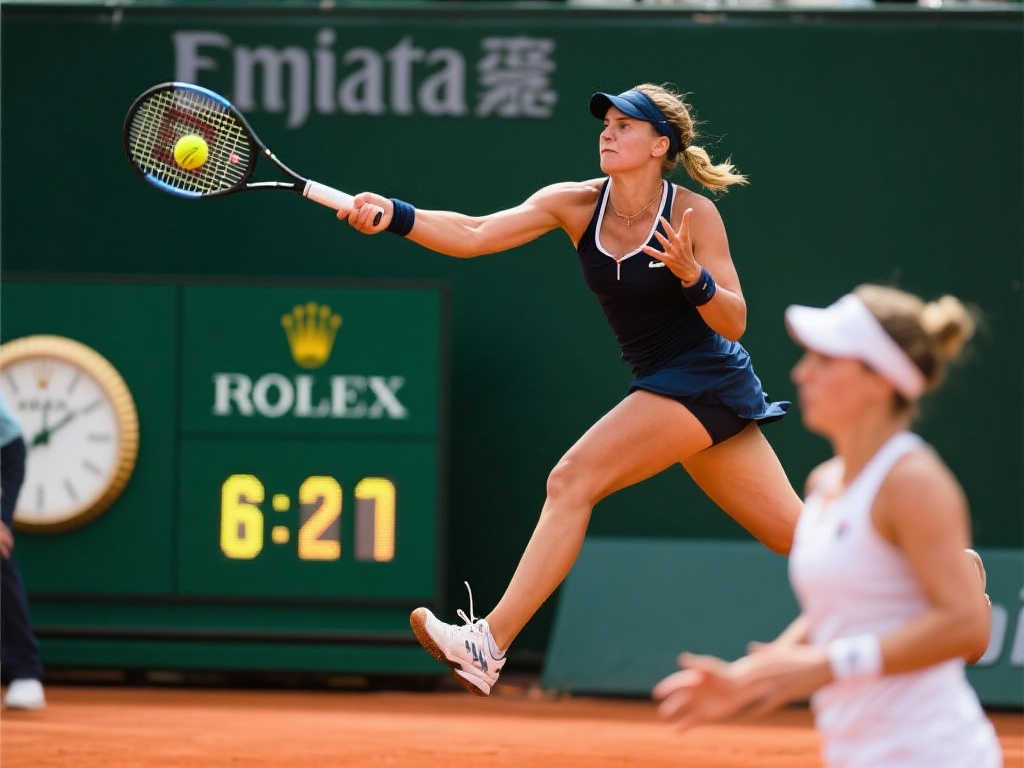 WTA1000马德里站第三轮：施耐德强势双蛋，率先挺进16强